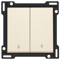 Niko Накладка на выключатель для жалюзи, слоновая кость 100-65914 - фото 75656
