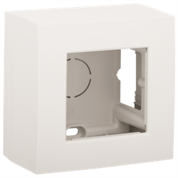 Niko Белый Монтажная коробка, накладная 101-80100 - фото 75696