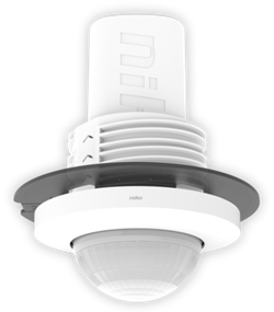 Niko Белый Датчик присутствия 360°, 32-37м, 2-канальный, встраиваемый, мастер 353-701221 - фото 75711