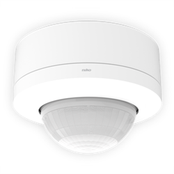 Niko Белый Датчик присутствия 360°, 32-37м, IP54, накладной, слэйв 353-702021 - фото 75713