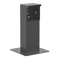 Niko Hydro Черный Уличный столбик с закладной 761-36910 - фото 75736