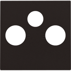 Niko Шоколад Накладка TV/FM/SAT 124-69551 - фото 75770