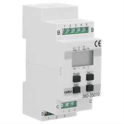 Niko Модуль контроля освещенности на DIN-рейку (время, движение, освещенность) 360-35010 - фото 75772