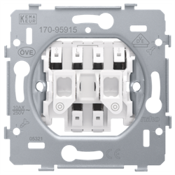 Niko Выключатель для жалюзи, двухкнопочный пруж клеммы 170-95915 - фото 75801