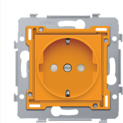 Niko Розетка со шторками, оранжевый 198-66915 - фото 75808