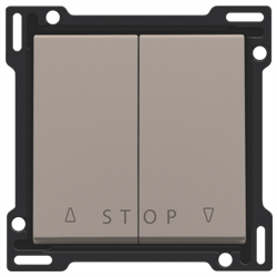 Niko Бронза Накладка на выключатель для жалюзи 123-65918 - фото 75826