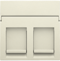 Niko Слоновая кость Накладка на розетку RJx2 100-65200 - фото 75856