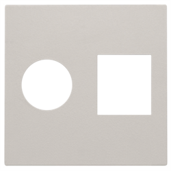 Niko Накладка TV + RJ, серый 102-65702 - фото 75869