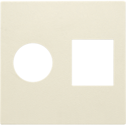 Niko Накладка TV + RJ, слоновая кость 100-65702 - фото 75871