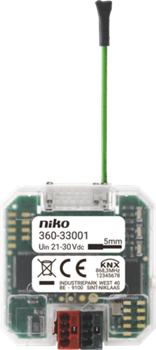 Niko Беспроводной KNX соединитель 360-33001 - фото 75876