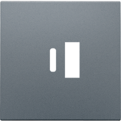 Niko Накладка USB Type-A-C, свинцово-серый 220-68002 - фото 75881