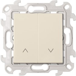 Simon 24 Слоновая кость Выключатель жалюзи 10A 250В~ 2410331-031 - фото 75891