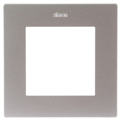 Simon 24 Алюминий Рамка 1-ая 2400610-033 - фото 75917