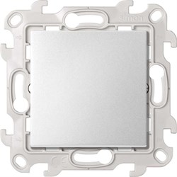 Simon 24 Алюминий Кнопочный выключатель 10A 250В~ 2450150-033 - фото 75935