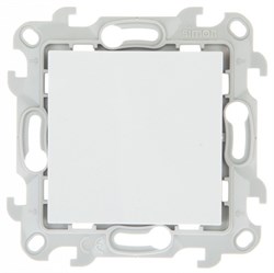 Simon 24 Белый Одноклавишный выключатель 2450101-030 - фото 75985