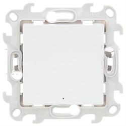 Simon 24 Белый Одноклавишный переключатель с подсветкой Push&Go 2420204-030 - фото 75992