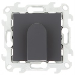 Simon 24 Графит Вывод кабеля 2410801-038 - фото 75995