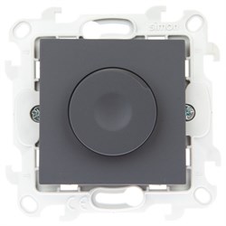 Simon 24 Графит Светорегулятор проходной, 40-450W 2410313-038 - фото 76033