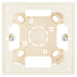 Simon 24 Слоновая кость Коробка монтажная для накладного монтажа на 1 модуль 2400751-031 - фото 76049