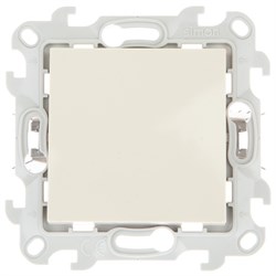 Simon 24 Слоновая кость Одноклавишный переключатель Push&Go 2420201-031 - фото 76054