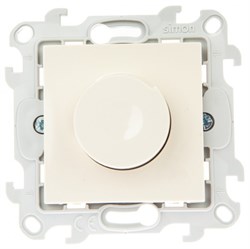 Simon 24 Слоновая кость Светорегулятор проходной, 40-450W 2410313-031 - фото 76075