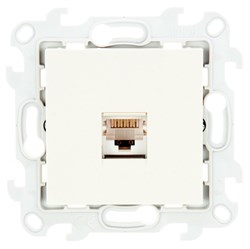 Simon 24 Слоновая кость Розетка RJ45 кат. 5е UTP 2410598-031 - фото 76095