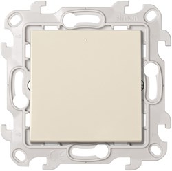 Simon 24 Слоновая кость Кнопочный выключатель с подсветкой 10A 250В~ 2420160-031 - фото 76101