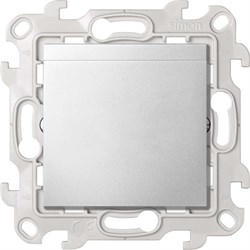 Simon 24 Алюминий Карточный выключатель с подсветкой 6А 230В~ 2410526-033 - фото 76108