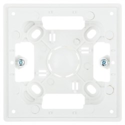 Simon 24 Белая Коробка монтажная для накладного монтажа на 1 модуль 2400751-030 - фото 76111