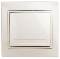 Intro Переключатель Plano 1-108-02 промежуточный, 10А-250В, IP20, СУ, слоновая кость Б0053818 - фото 76201