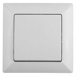 Intro Кнопка Solo 4-109-01 включения 10А-250В, IP20, СУ, белый Б0053625 - фото 76205