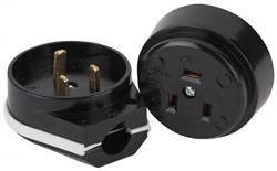 Intro 9-802-06 Соединитель электрический 2P+E(СЭ.РВШ32-001), 32А-250В, ОУ, карболит (6/36/1080) Б0050373 - фото 76255