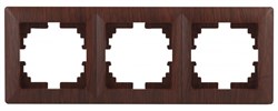 Intro 4-503-10 Рамка на 3 поста, СУ, Solo, венге (14/280/3360) Б0043422 - фото 76324