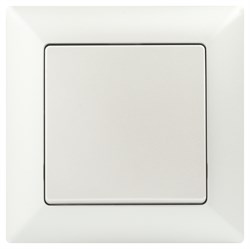 Intro Выключатель Solo 4-101-06 одноклавишный 10А-250В, IP20, СУ, перламутр Б0053551 - фото 76382