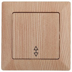 Intro 4-103-11 Переключатель, 10А-250В, СУ, Solo, сосна (10/200/3200) Б0043283 - фото 76437