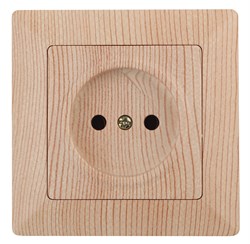 Intro 4-201-11 Розетка 2P, 16А-250В, СУ, Solo, сосна (10/200/3200) Б0053648 - фото 76481