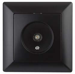 Intro 4-301-05 Розетка TV одиночная, СУ, Solo, антрацит (10/200/2000) Б0043372 - фото 76538