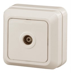 Intro 2-301-02 Розетка TV одиночная, IP20, ОУ, Quadro, сл.кость (10/200/3600) Б0027659 - фото 76545