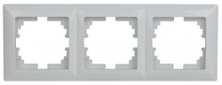 Intro 4-503-01 Рамка на 3 поста, СУ, Solo, белый (14/280/3360) Б0043417 - фото 76602