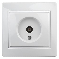 Intro 1-301-01 Белый Розетка TV одиночная, IP20, СУ, Plano Б0027617 - фото 76604