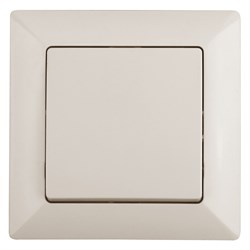 Intro Переключатель Solo 4-108-02 одноклавишный промежуточный, 10А-250В, IP20, СУ, слоновая кость Б0053618 - фото 76612