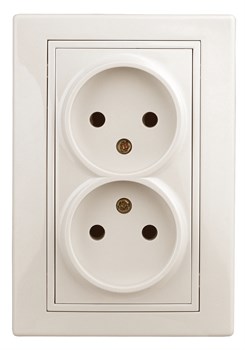 Intro Розетка Plano 1-204-02 без заземления двойная 2х2P, 16А-250В, IP20, СУ, Plano, слоновая кость Б0053905 - фото 76614