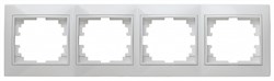 ЭРА 1-504-01 Intro Рамка на 4 поста гор., СУ, Plano, белый (14/140/2100) Б0027629 - фото 76624