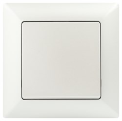 Intro Переключатель Solo 4-108-06 одноклавишный промежуточный, 10А-250В, IP20, СУ, перламутр Б0053622 - фото 76626