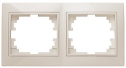 ЭРА 1-502-02 Intro Рамка на 2 поста гор., СУ, Plano, сл.кость (20/400/4000) Б0027626 - фото 76634