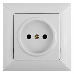 Intro 4-201-01 Розетка 2P, 16А-250В, СУ, Solo, белый (10/200/2400) Б0043305 - фото 76695