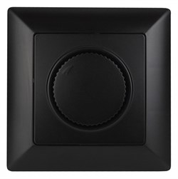 Intro 4-401-05 Светорегулятор поворотный, 600Вт 230В, СУ, Solo, антрацит (10/100/2400) Б0043400 - фото 76723