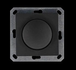 Jasmart LED Диммер с накладкой 30-400W, 1gang 2way, цвет Антрацит G4012B - фото 76776