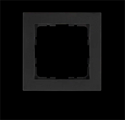 Jasmart Рамка G-Classic  1-постовая, цвет Антрацит G1001B - фото 76777