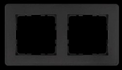 Jasmart Рамка G-Flex 2-постовая, цвет Антрацит G1102B - фото 76783